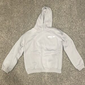 Women’s White Fox (off brand) hoodie, never worn